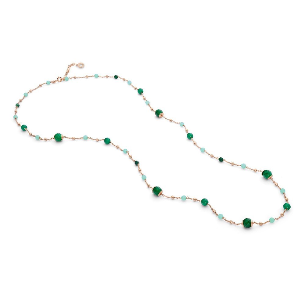 Comete Gioielli - Collana Argento - Agata, Giada