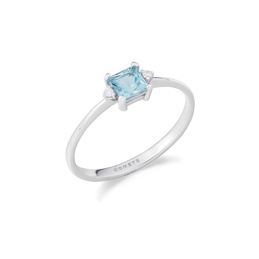 Comete Gioielli - Anello In Oro Bianco - Diamanti