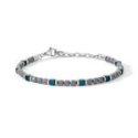 Comete Gioielli - Bracciale Acciaio - Ematite - Pvd Blu