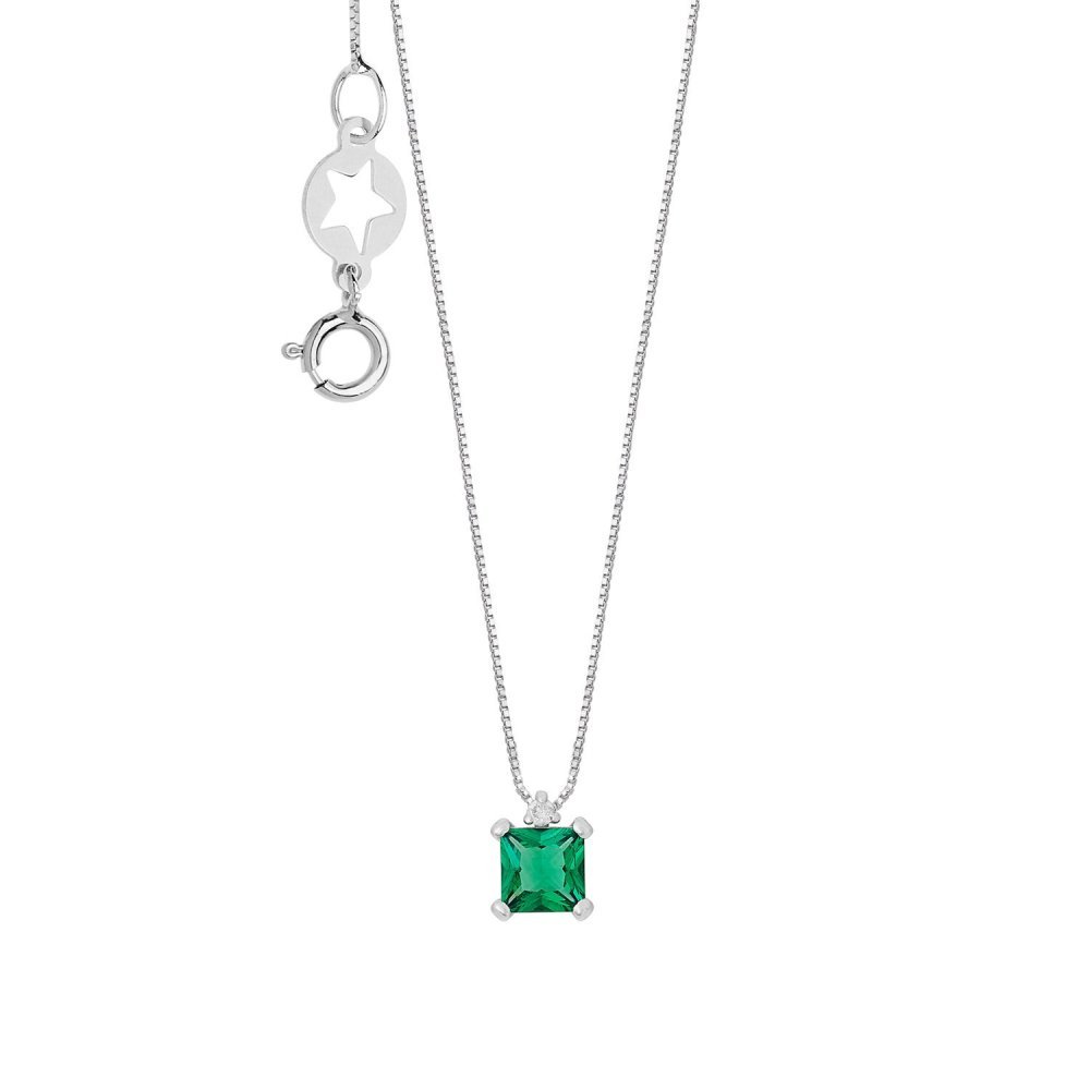 Comete Gioielli - Girocollo Modell - Oro Bianco - Diamanti