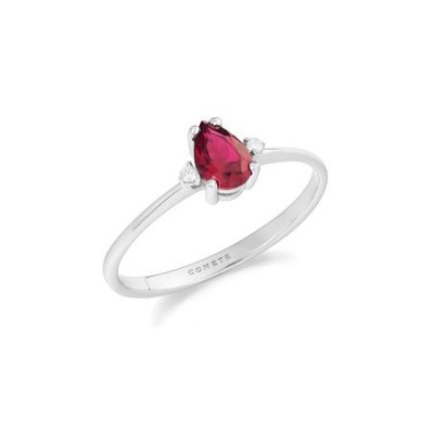 Comete Gioielli - Anello Oro 750 ‰ - Diamanti Rubini
