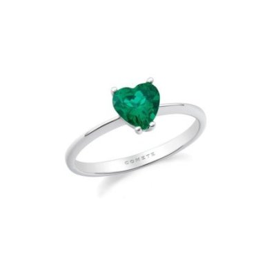 Comete Gioielli - Anello Oro 750‰ - Smeraldo Cuore