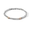 Comete Gioielli - Bracciale Acciaio - Diamanti Neri