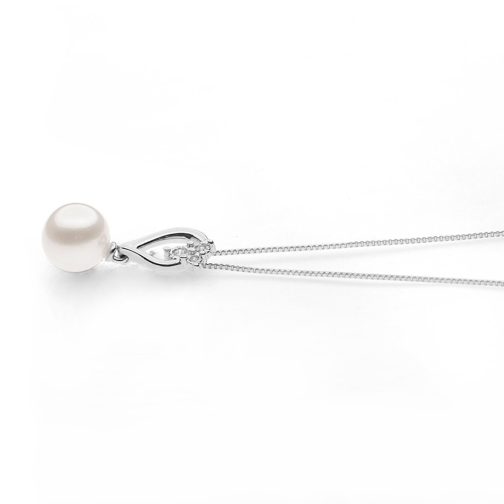 Comete Gioielli - Girocollo Perle - Oro - Diamanti