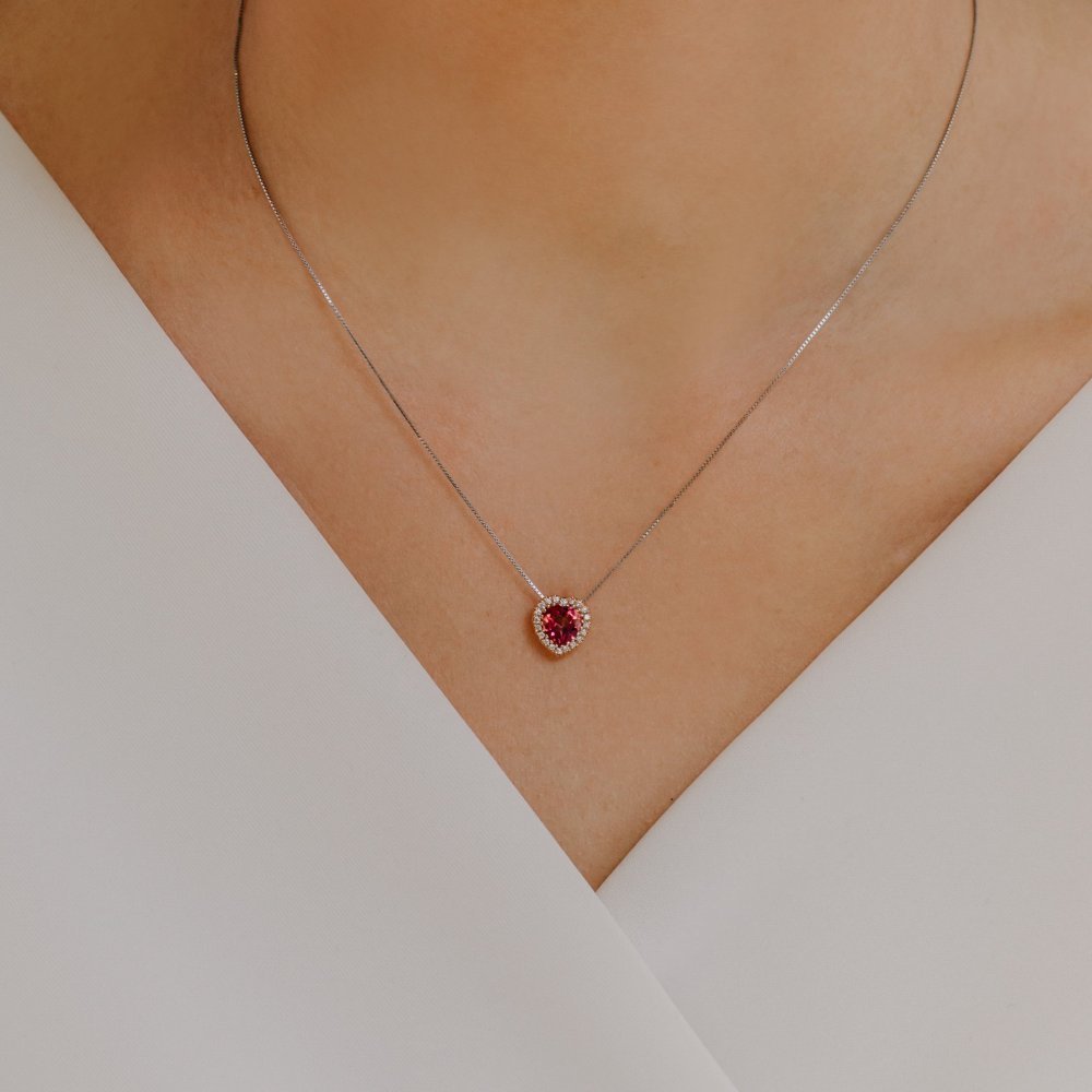 Comete Gioielli - Girocollo Oro - Diamanti, Topazio