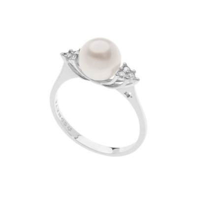 Comete Gioielli - Anello Perle - Oro E Diamanti