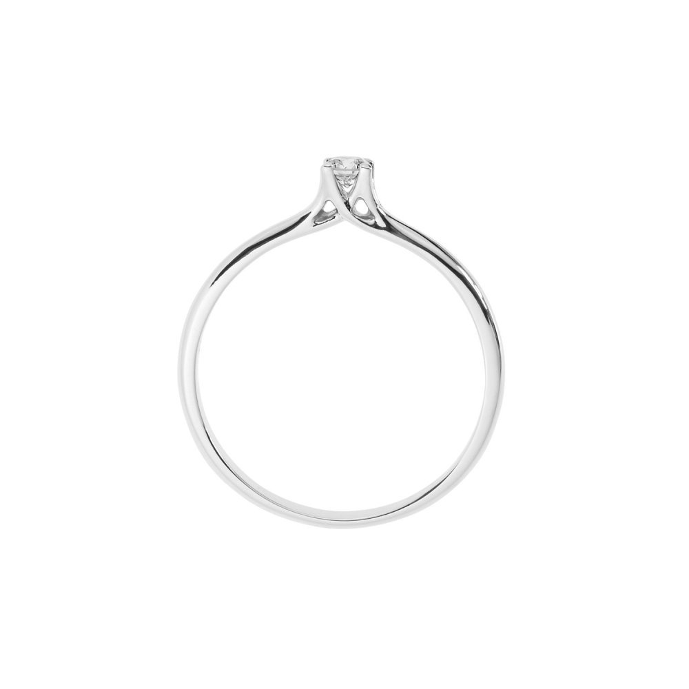Comete Gioielli - Solitario Intreccio - Oro - Diamante