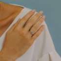 Comete Gioielli - Anello Oro - Diamanti - Acquamarina