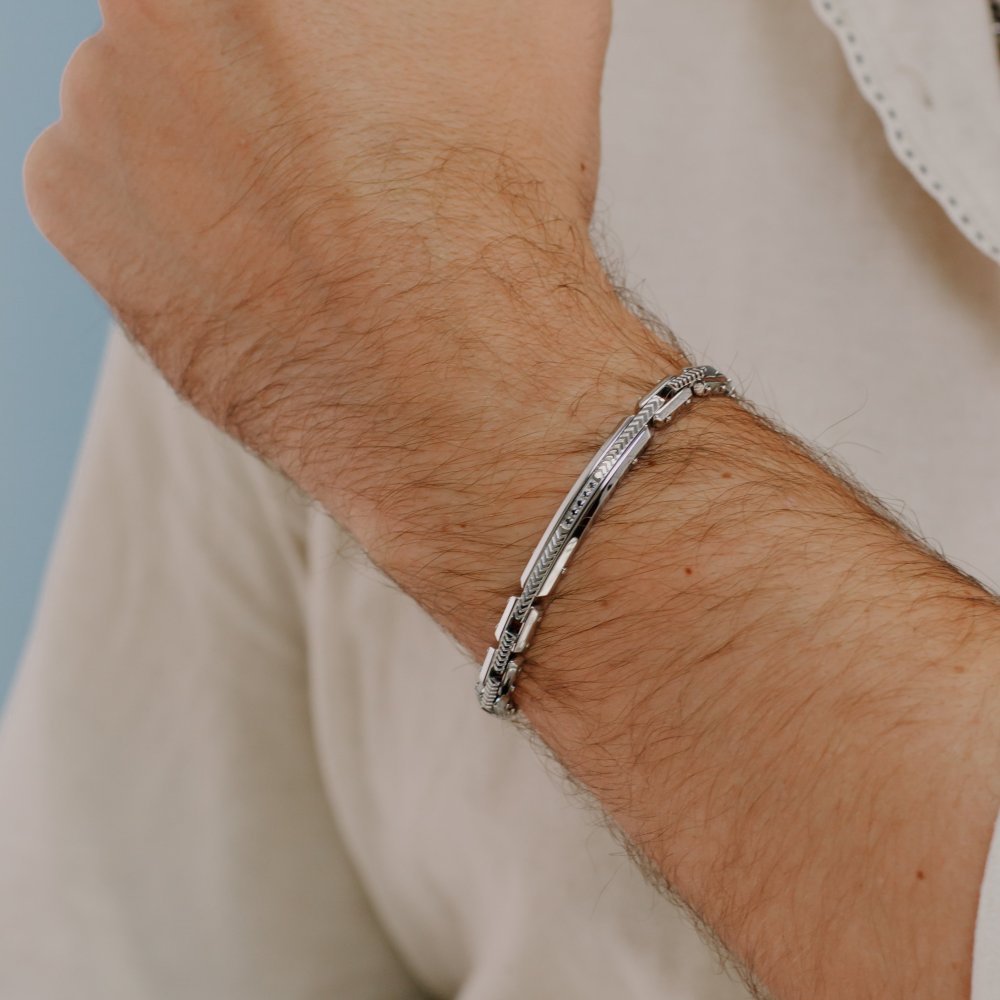 Comete Gioielli - Bracciale Faces - Acciaio - Spinelli