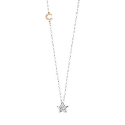 Comete Gioielli - Girocollo Oro Bianco - Diamanti