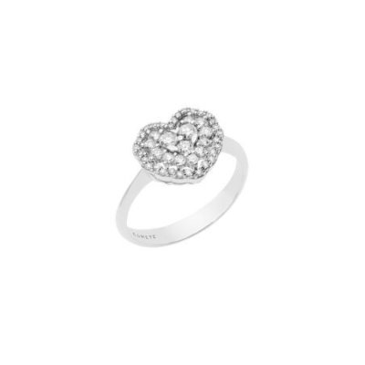 Comete Gioielli - Anello Cuore - Oro E Diamanti