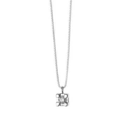 Comete Gioielli - Girocollo Punto Luce - Oro - Diamante