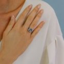 Comete Gioielli - Anello Oro - Diamanti - Acquamarina