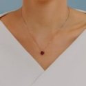Comete Gioielli - Collana In Oro - Rubino Cuore