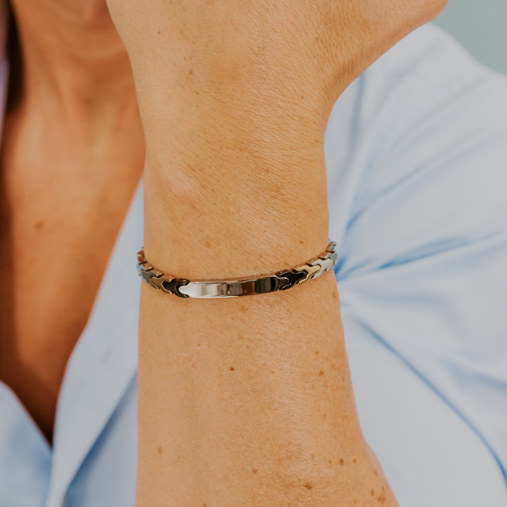 Comete Gioielli - Bracciale Acciaio - Pvd Nero