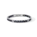 Comete Gioielli - Bracciale Acciaio - Ceramica Nera