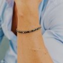 Comete Gioielli - Bracciale Acciaio - Ceramica Nera