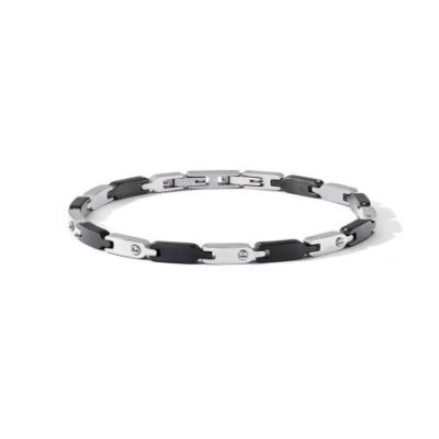 Comete Gioielli - Bracciale In Acciaio - Pvd Nero