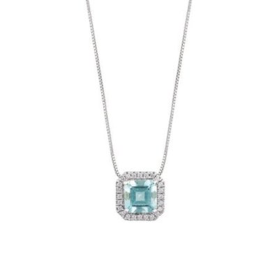 Comete Gioielli - Girocollo Oro Bianco - Diamanti