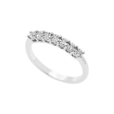 Comete Gioielli - Fedina Momenti - Oro Bianco - Diamanti