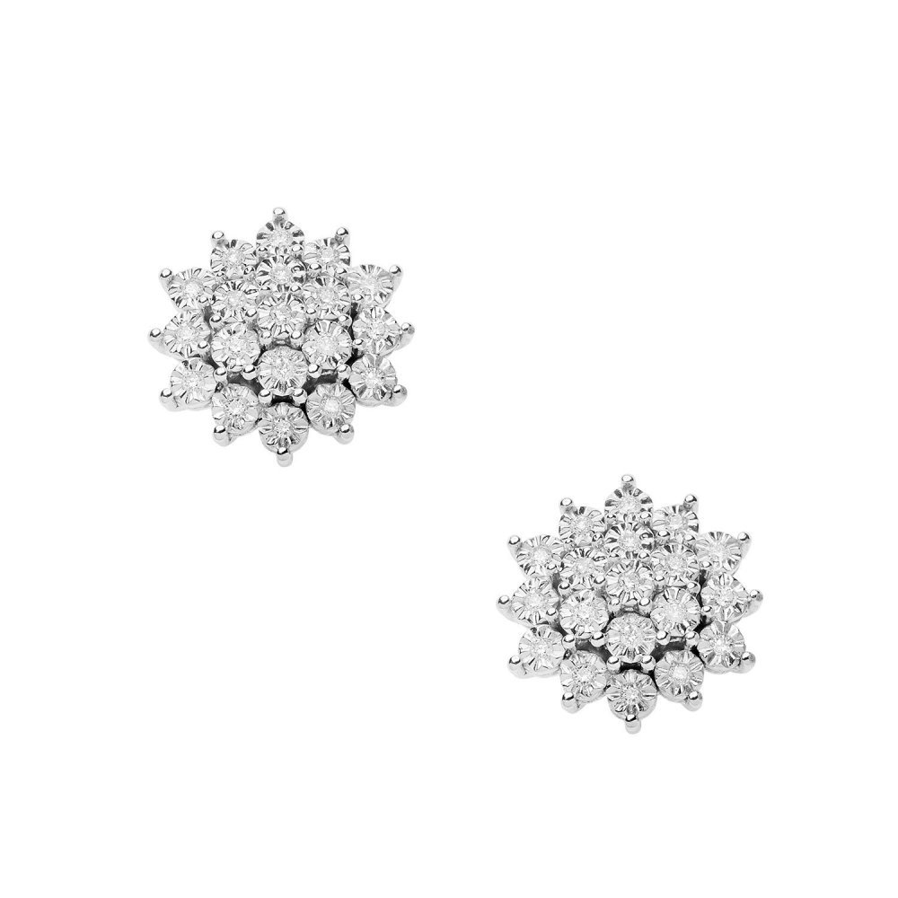 Comete Gioielli - Orecchini Momenti - Oro Bianco - Diamanti