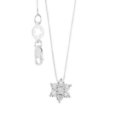 Comete Gioielli - Collana Momenti - Oro Bianco - Diamanti