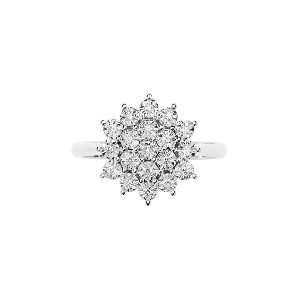 Comete Gioielli - Anello Momenti - Oro Bianco - Diamanti