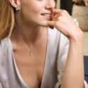 Comete Gioielli - Collana Cuore - Oro Bianco - Perla