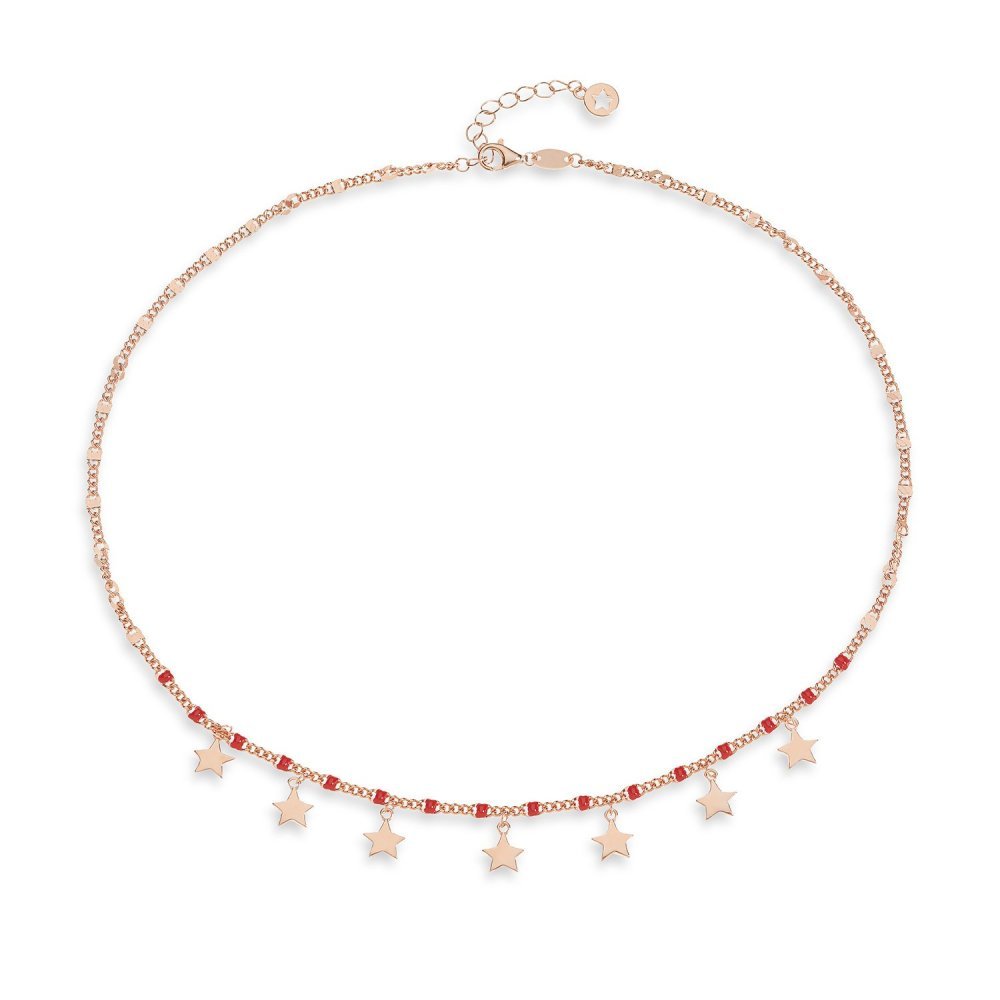 Comete Gioielli - Girocollo Stella - Argento - Rosè