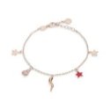 Comete Gioielli - Bracciale Cornetto - Argento - Zirconi