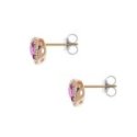 Comete Gioielli - Orecchini Oro - Diamanti - Topazi Rosa