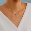 Comete Gioielli - Girocollo Croce - Oro E Diamanti