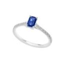Comete Gioielli - Anello Oro - Diamanti - Zaffiro