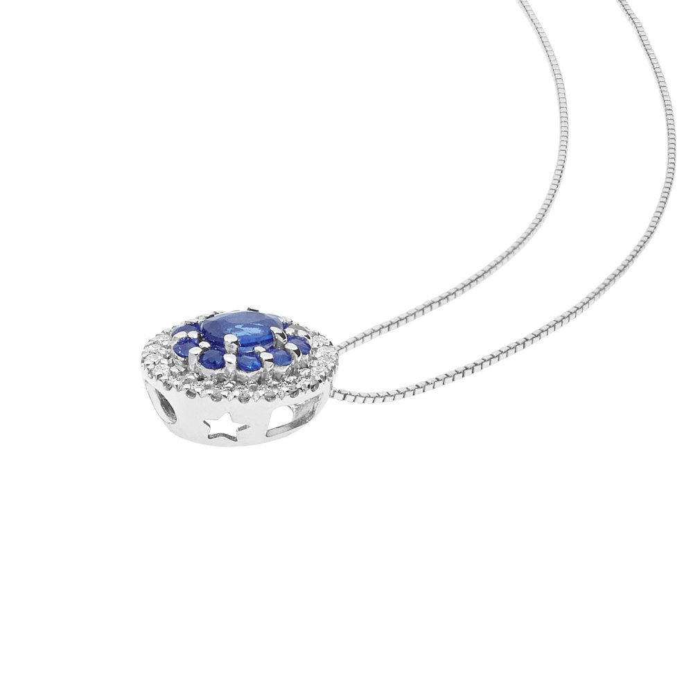 Comete Gioielli - Girocollo Oro - Diamanti - Zaffiri
