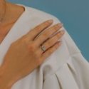 Comete Gioielli - Anello Oro - Diamanti - Acquamarina