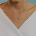 Comete Gioielli - Collana Croce - Oro - Diamanti