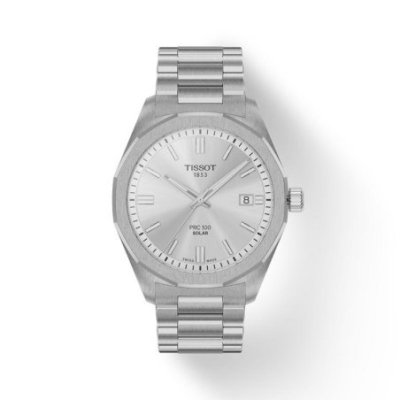 Tissot - Prc 100 Solar Quartz - 39Mm - Acciaio