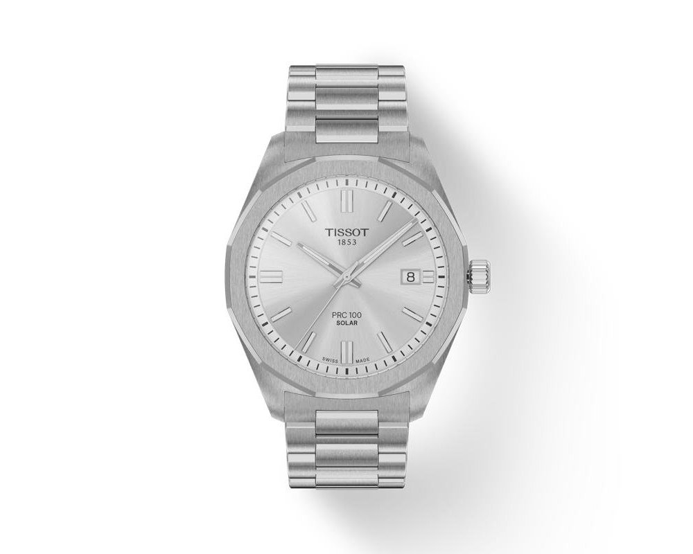 Tissot - Prc 100 Solar Quartz - 39Mm - Acciaio
