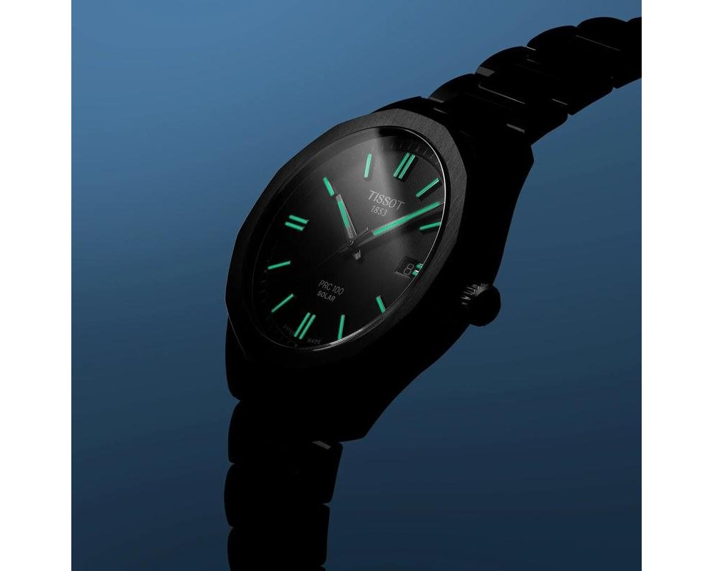Tissot - Prc 100 Solar Quartz - 39Mm - Acciaio