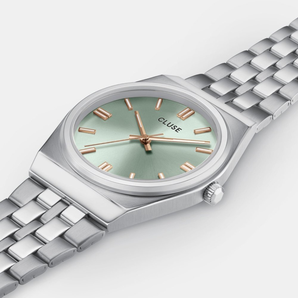 Cluse - Retro 70'S Watch - Acciaio - Verde Salvia