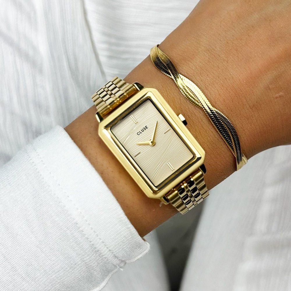 Cluse - Fluette Watch Steel - Oro - Acciaio Inossidabile
