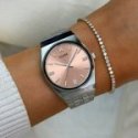 Cluse - Retro 70'S Watch - Acciaio - Salmone