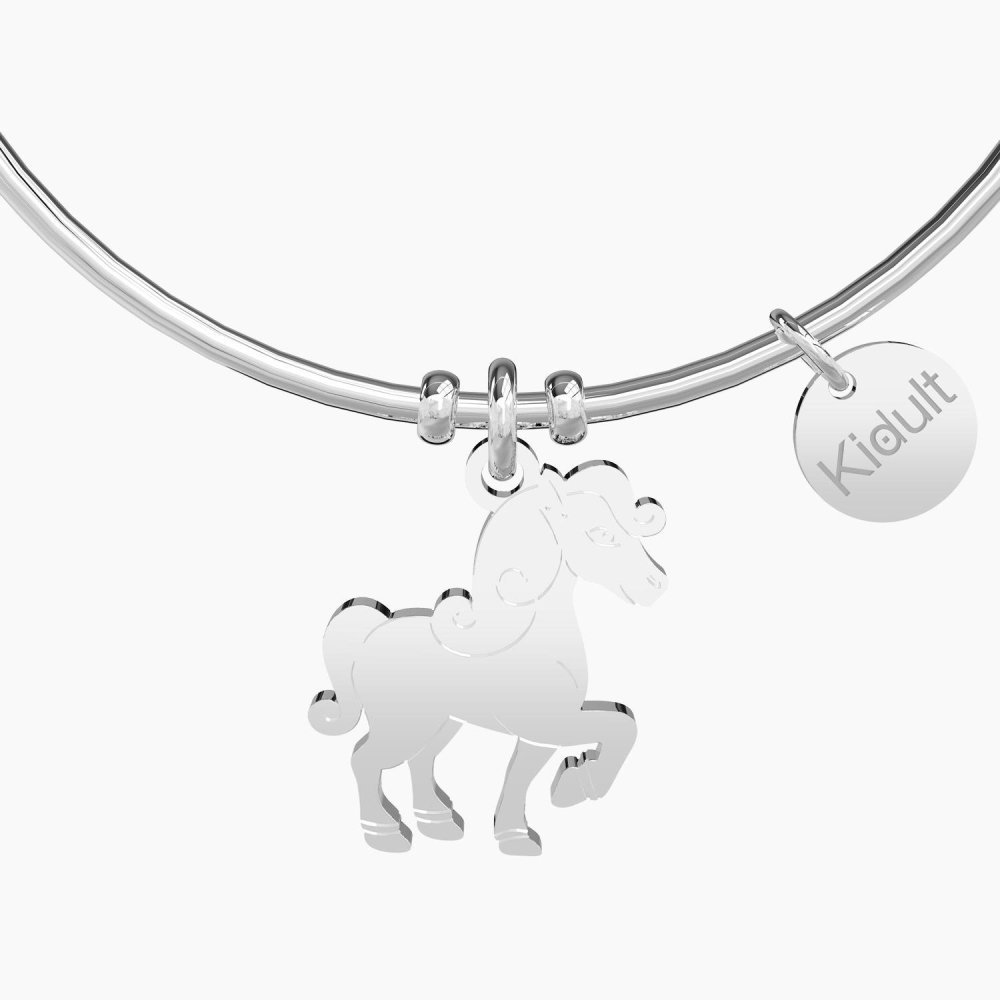 Kidult - Bangle Cavallo - Acciaio - Libertà