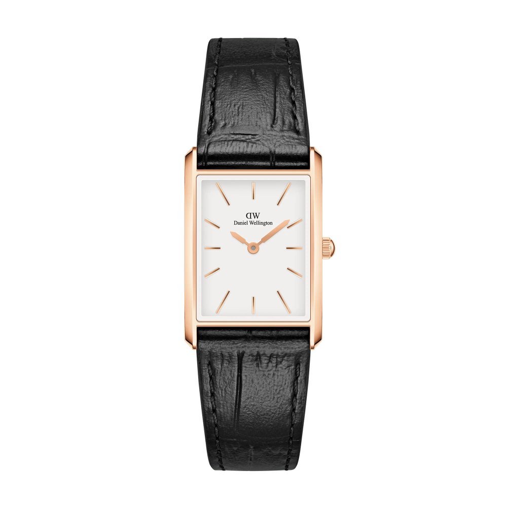 Daniel Wellington - Crocodile Nero Bound - Oro Rosa