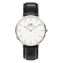 Daniel Wellington - Classico Sheffield - Pelle - Argento