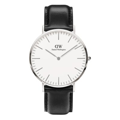 Daniel Wellington - Classico Sheffield - Pelle - Argento