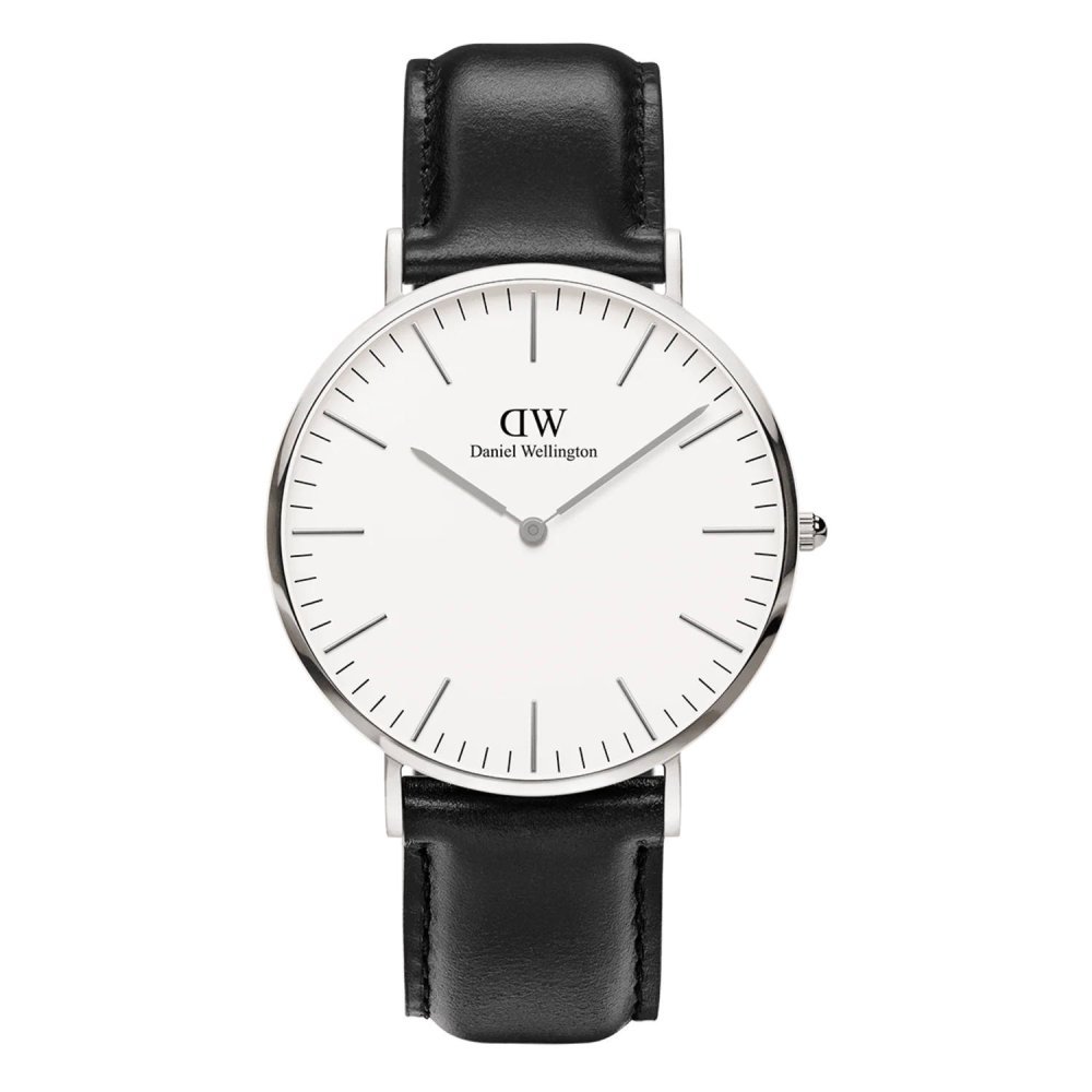 Daniel Wellington - Classico Sheffield - Pelle - Argento