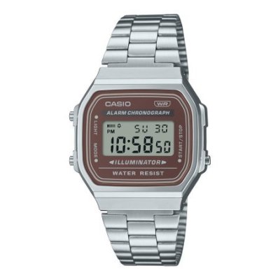Casio - A168Wa-5Ay - Orologio Iconico - Argento
