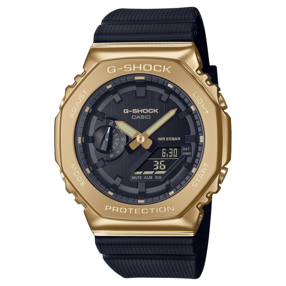 Casio - Gm-2100G-1A9 - Metallo Nero E Oro
