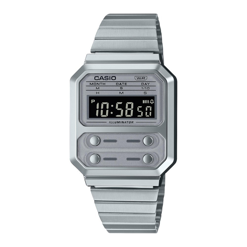 Casio - A100We-7B - Unisex - Resina